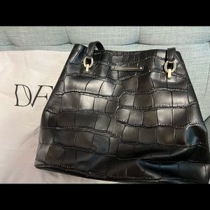 DVF Black leather purse